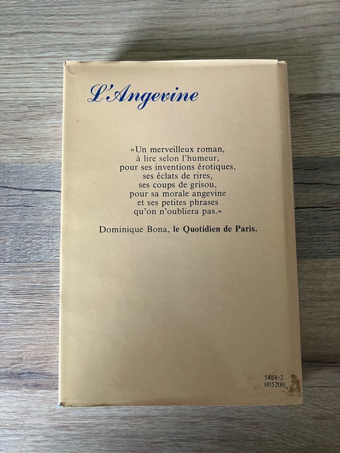 Livre broché-René Fallet-L’Angevine - photo numéro 2