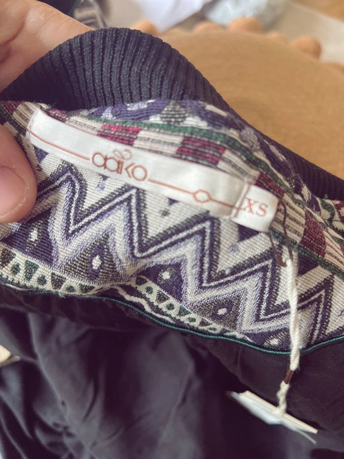 Veste bomber ethnique Aaiko neuve avec étiquette – Taille XS multicolore - photo numéro 7