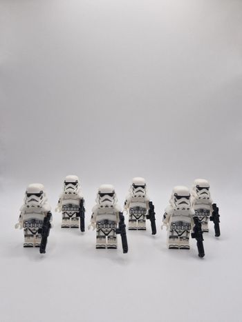 Figurines type lego 6 stormtroopers impérial star wars