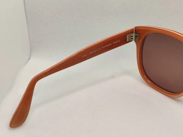 Lunettes de soleil vintage Emmanuelle Khanh fabriquées dans les années 80 - photo numéro 3