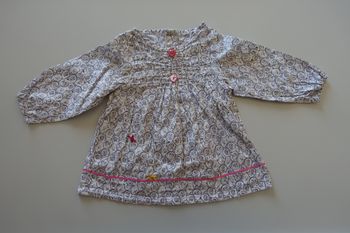 Blouse imprimée bébé fille 12 mois