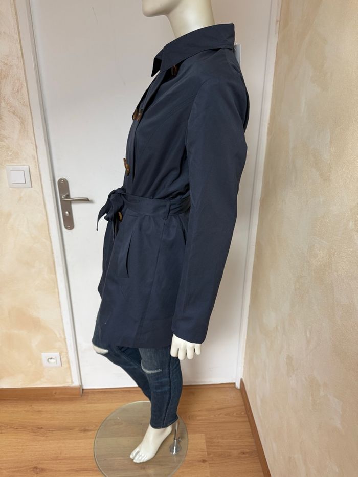 Trench ONLY – Taille L – Neuf avec étiquette – Bleu marine - photo numéro 5
