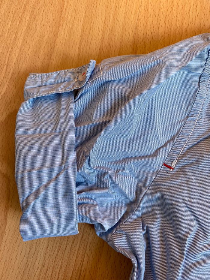 Jolie chemise bleue manches 3/4 Okaïdi T. 8 ans/126 cm garçon TBE - photo numéro 6