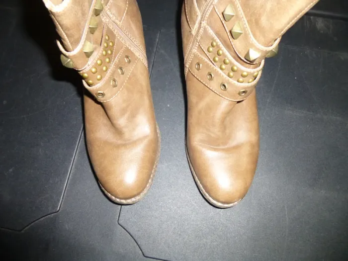 bottine marron clair zipper pointure 39 - photo numéro 2