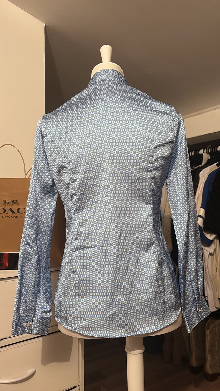 Chemise satinée à motifs géométriques Freesia T38 - photo numéro 3