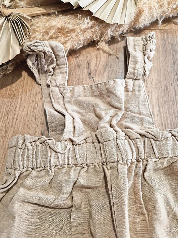 Salopette beige 9-12 mois Name it - photo numéro 2