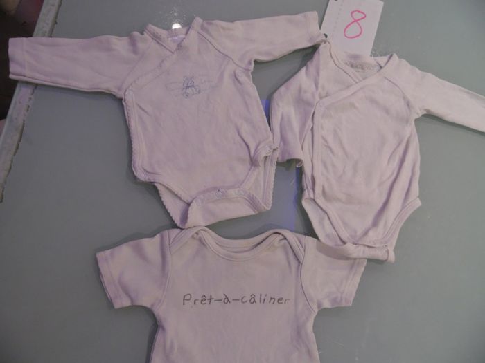 lots de 3 bodies 1 mois - photo numéro 2