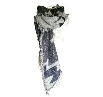 Grosse écharpe bicolore