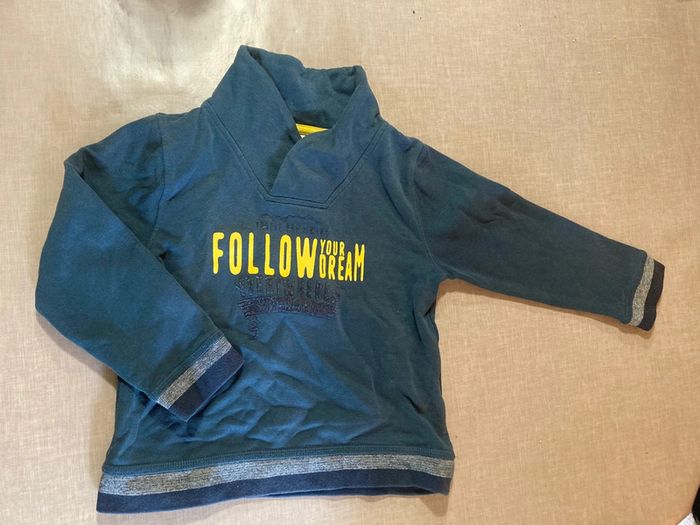 Sweat col croisé Z - Taille 110 cm / 5 ans