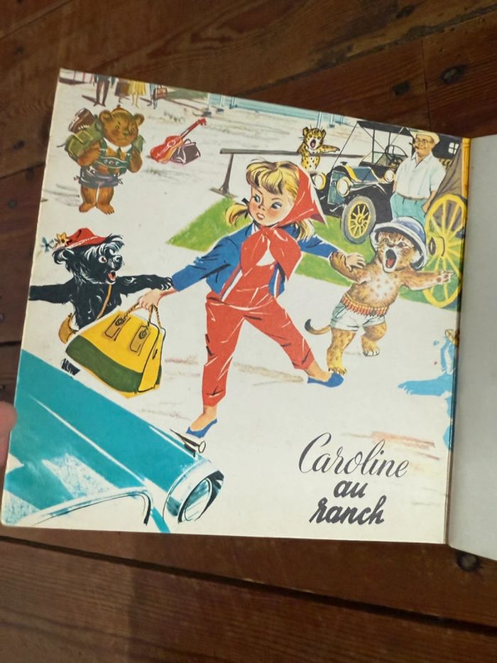 Caroline au Ranch Disques Ades Le petit ménestrel livre bd ancien vintage musique - photo numéro 3