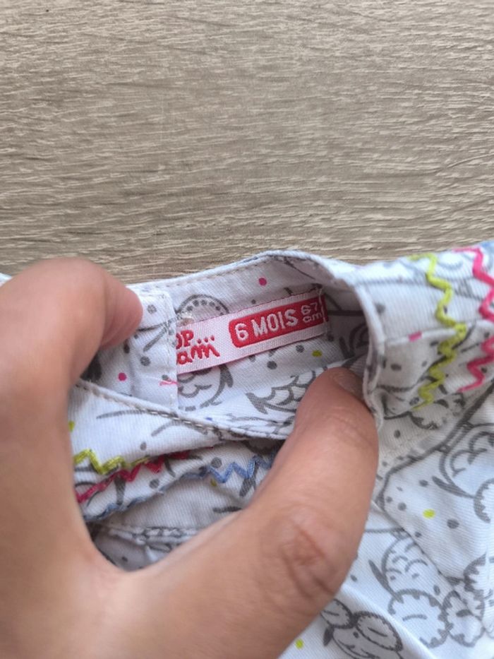 Haut léger hiboux manches longues 6 mois dpam - photo numéro 2