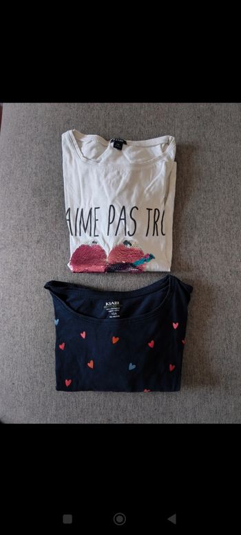 Lot de 2 Tee shirts kiabi