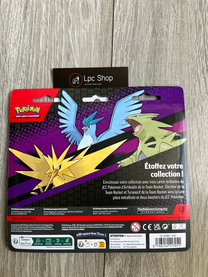 POKÉMON - DUOPACK 2 BOOSTERS - TEAM ROCKET- ELECTHOR  - FR - NEUF & SCELLÉ - photo numéro 2