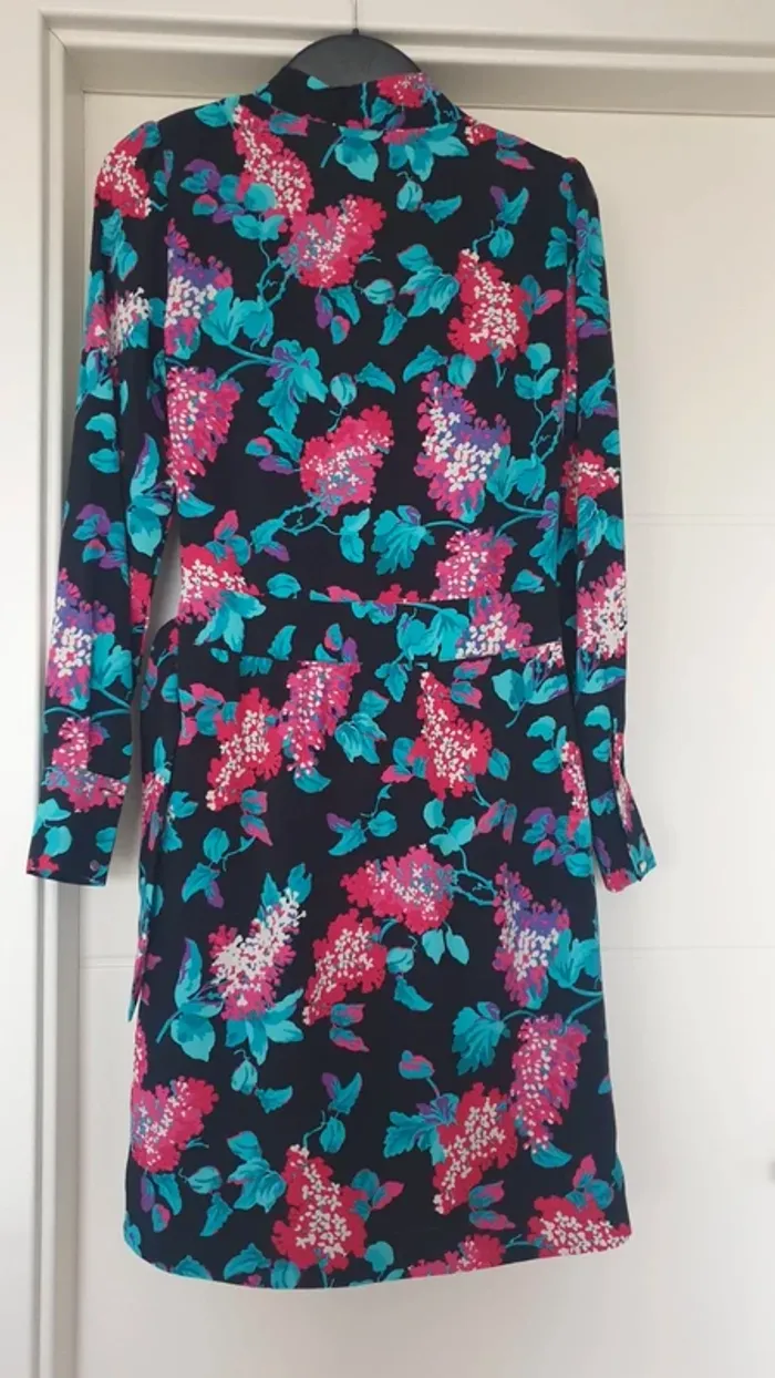 Robe portefeuille multicolore, taille 36, Morgan - photo numéro 3