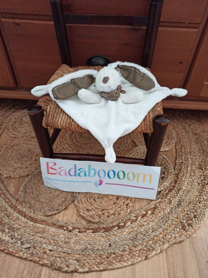 Doudou chien tex baby bandana tbe