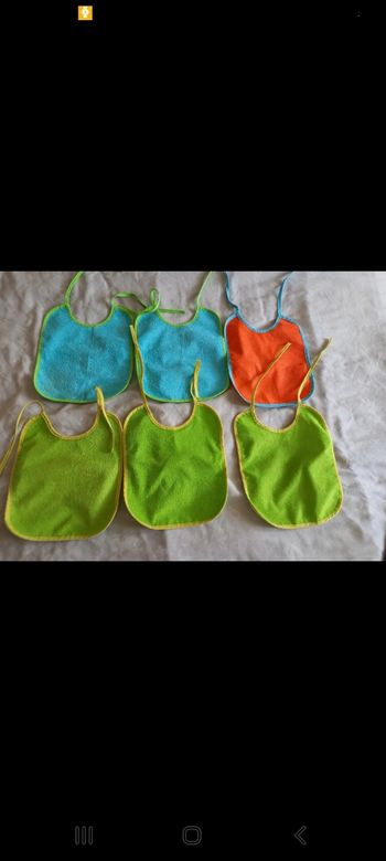 Lot de 6 bavoirs