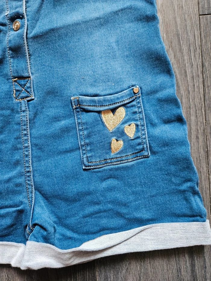 Combishort Salopette Jean Orchestra Taille 8 ans 💛 - photo numéro 3