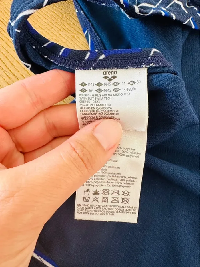 Maillot de bain Arena bleu - photo numéro 5