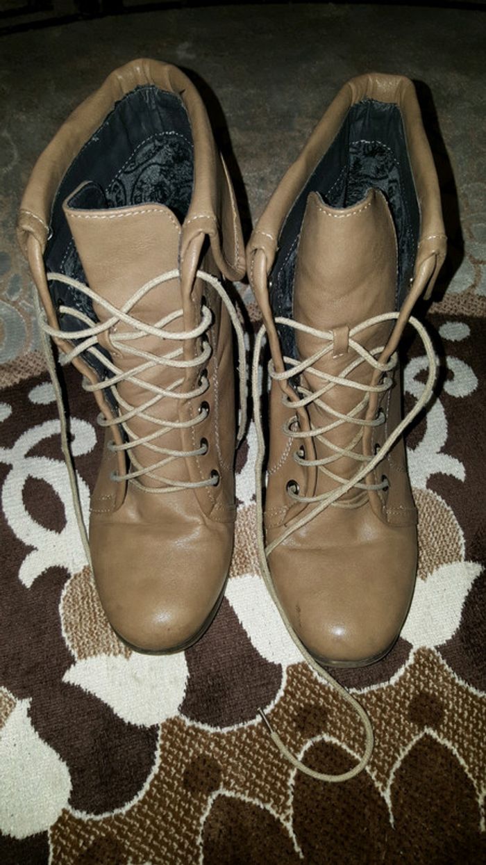Bottines beige - photo numéro 2