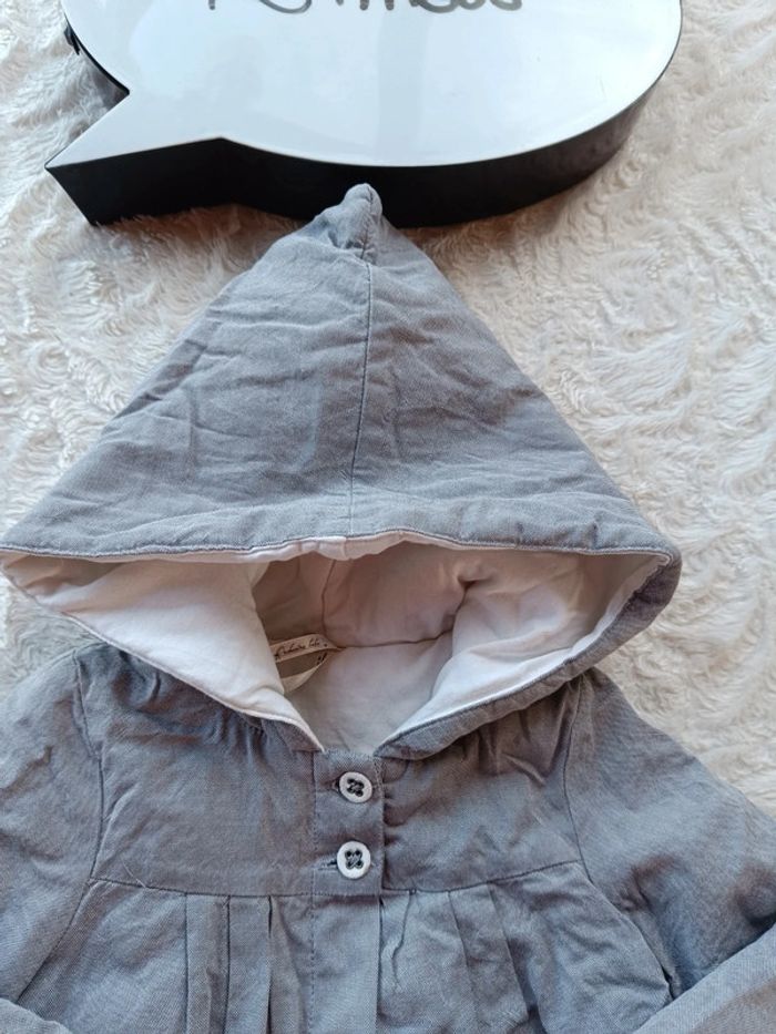 Manteau à capuche Fille 12 mois renard Orchestra - photo numéro 6