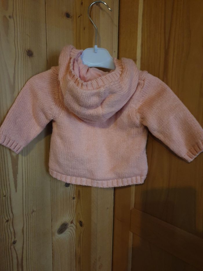 Gilet rose chaud - taille 3 mois - Vertbaudet - photo numéro 2
