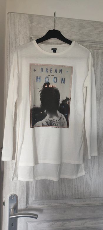 t-shirt blanc dessin