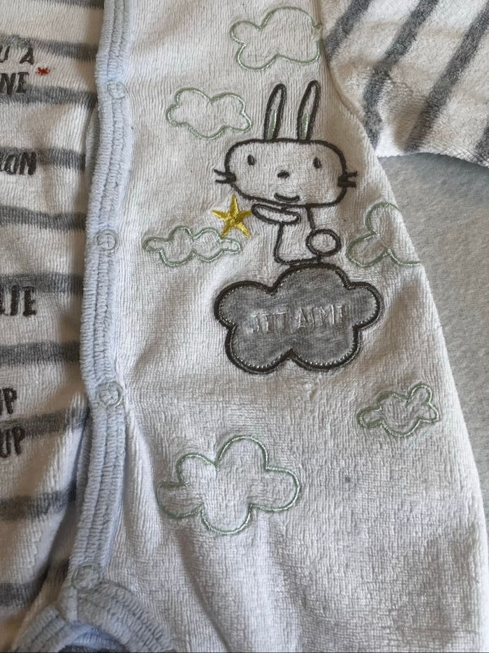 Pyjama velours naissance - photo numéro 4