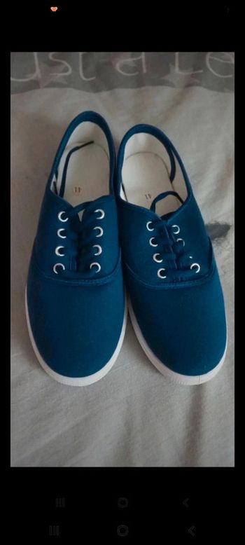 Baskets tennis bleues 41 neuves
