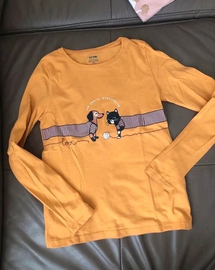 Lot 2 Tee-shirts Kiabi - photo numéro 2