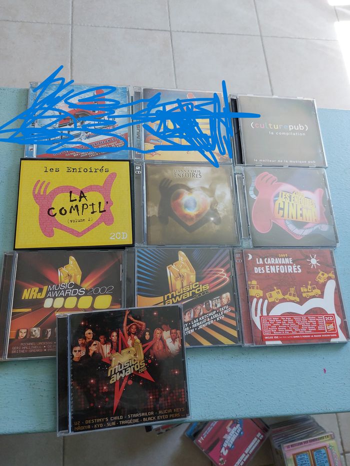 Lot 1- 8 cd NRJ Awards -Enfoirés