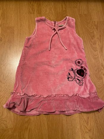 Robe velours in extenso 12 mois