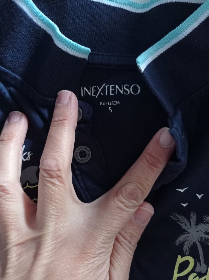 Polo bleu 5 ans - photo numéro 2