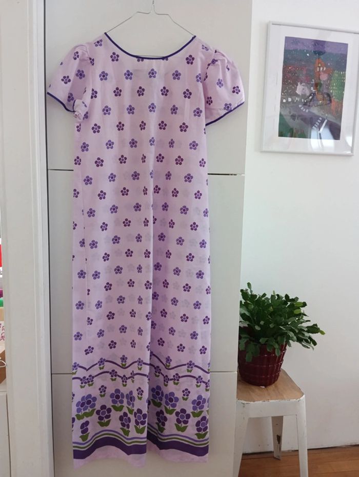 Chemise de nuit vintage à porter en robe taille - photo numéro 7