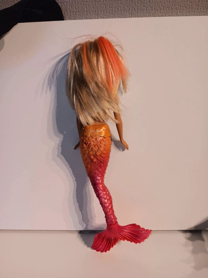 Poupée mattel barbie sirene color change hair (Année du moule corp 2010 tête 1998) - photo numéro 2