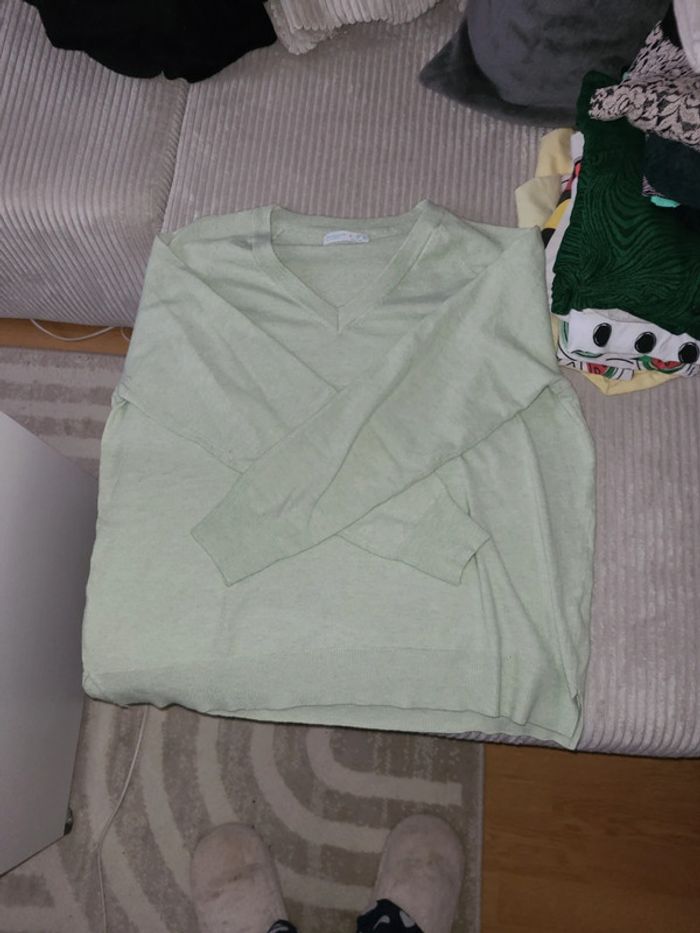 Pull vert - photo numéro 2