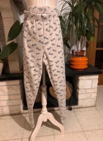 Pantalon de pyjama Moltonné Primark, taille M . Motif zzzz