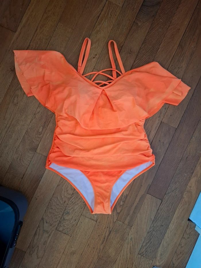 Maillot de bain orange