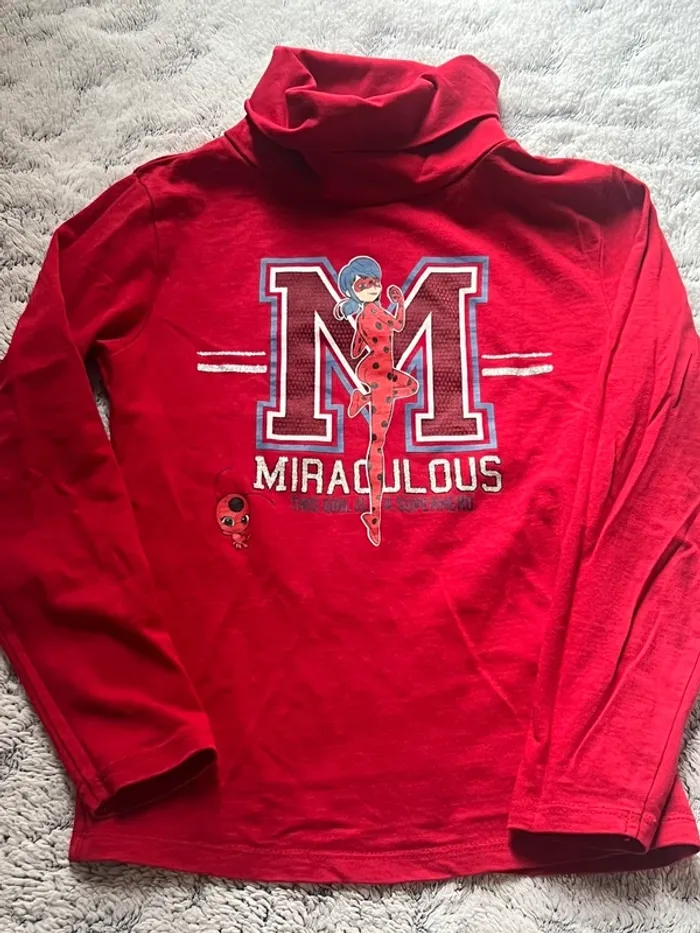 Col roulé Miraculous 8 ans