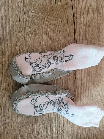 Chaussette pantoufle stitch 