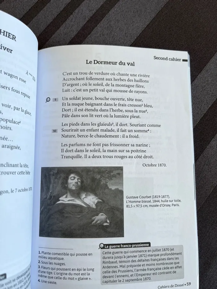 Livre cahier de Douai d’Arthur Rimbaud - photo numéro 3