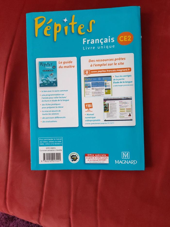 Manuel de français CE2 - photo numéro 2