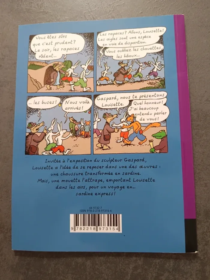 Vend livre Louisette la taupe sardine express. - photo numéro 2