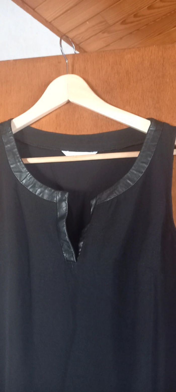 Robe simili cuir 3 trous - photo numéro 2