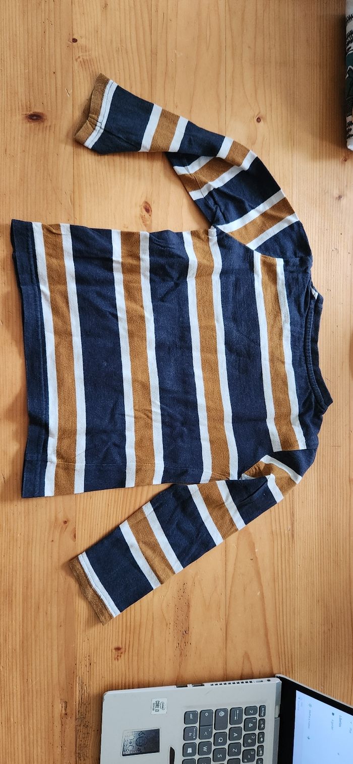 T-shirt à manches longues rayé - photo numéro 3