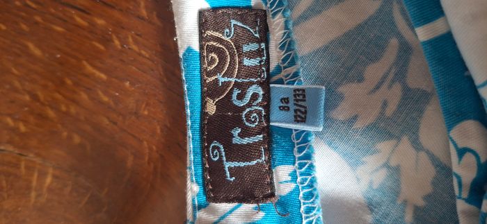Robe sans manches bleu marque Trasluz taille 8 ans - photo numéro 4