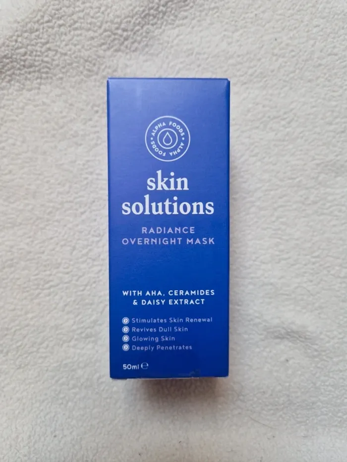 Neuf masque de nuit visage skin solution