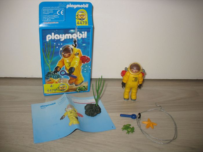 FIGURINE PLONGEUR SCAPHANDRIER "PLAYMOBIL" - Réf.4479 - n°97