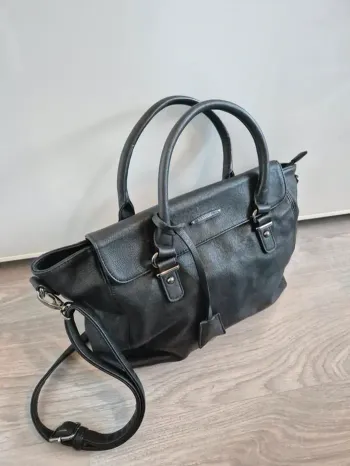 Sac a main en cuir Hexagona