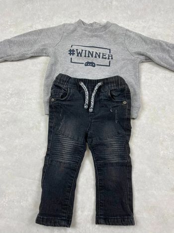 Tenue bébé garçon 3 mois jeans + sweat