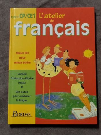 Atelier de francais cycle 2 cp/ce1 livre de l'eleve Par Roure